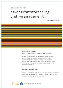 Palm 2018 Zeitschrift für Diversiätsforschung cover