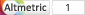 Article has an altmetric score of 1